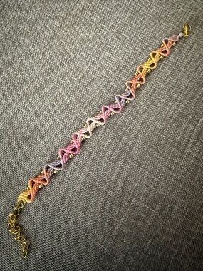 Handmade Multicolor Bead Wave Bracelet - Women Jewelry